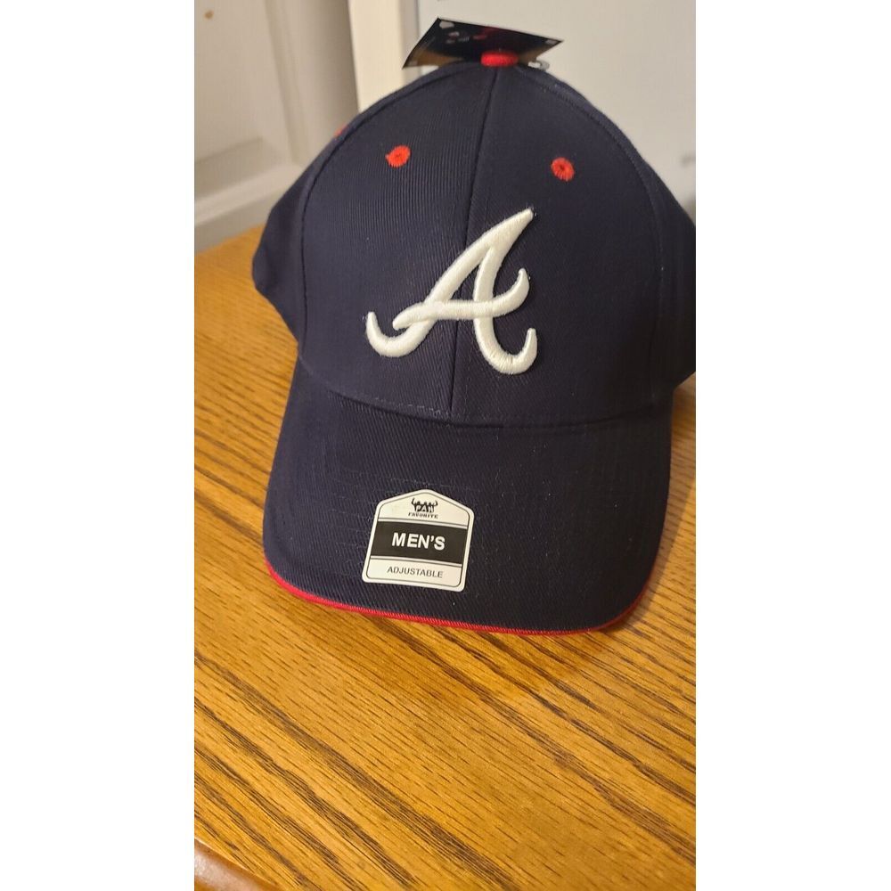 Fan Favorite Atlanta Braves Cap Adjustable Hat, Navy